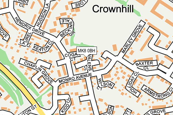 MK8 0BH map - OS OpenMap – Local (Ordnance Survey) MK8 0BH map - OS OpenMap – Local (Ordnance Survey)