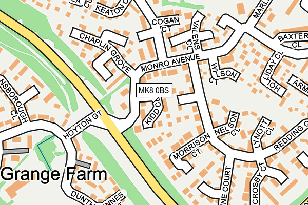 MK8 0BS map - OS OpenMap – Local (Ordnance Survey) MK8 0BS map - OS OpenMap – Local (Ordnance Survey)