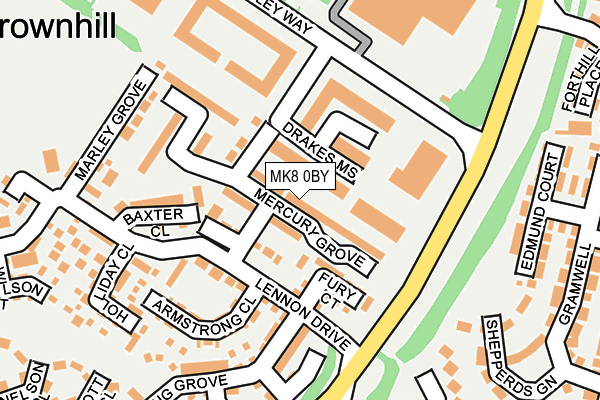 MK8 0BY map - OS OpenMap – Local (Ordnance Survey) MK8 0BY map - OS OpenMap – Local (Ordnance Survey)