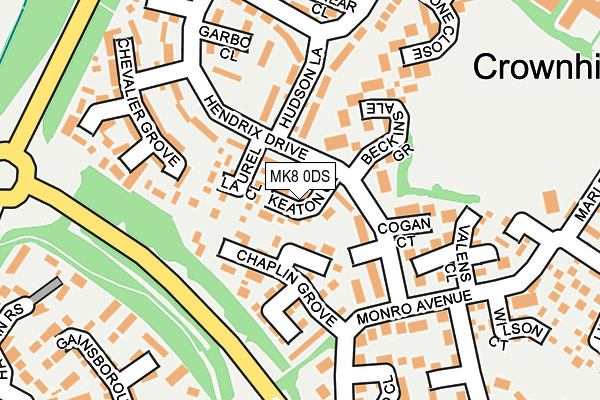 MK8 0DS map - OS OpenMap – Local (Ordnance Survey) MK8 0DS map - OS OpenMap – Local (Ordnance Survey)