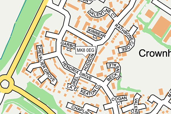 MK8 0EG map - OS OpenMap – Local (Ordnance Survey) MK8 0EG map - OS OpenMap – Local (Ordnance Survey)