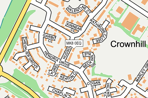 MK8 0EQ map - OS OpenMap – Local (Ordnance Survey) MK8 0EQ map - OS OpenMap – Local (Ordnance Survey)