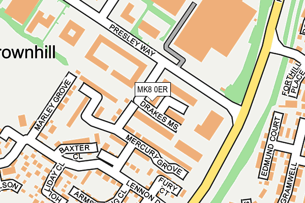 MK8 0ER map - OS OpenMap – Local (Ordnance Survey) MK8 0ER map - OS OpenMap – Local (Ordnance Survey)