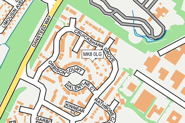 MK8 0LG map - OS OpenMap – Local (Ordnance Survey) MK8 0LG map - OS OpenMap – Local (Ordnance Survey)
