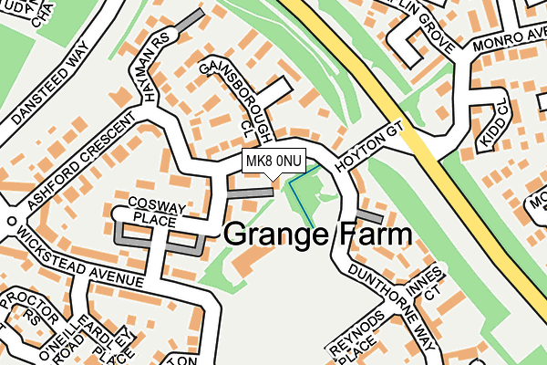 MK8 0NU map - OS OpenMap – Local (Ordnance Survey) MK8 0NU map - OS OpenMap – Local (Ordnance Survey)