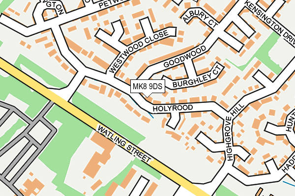 MK8 9DS map - OS OpenMap – Local (Ordnance Survey) MK8 9DS map - OS OpenMap – Local (Ordnance Survey)