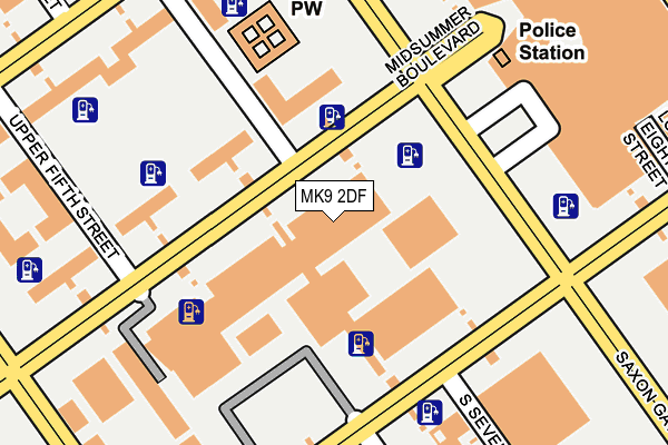 MK9 2DF map - OS OpenMap – Local (Ordnance Survey) MK9 2DF map - OS OpenMap – Local (Ordnance Survey)