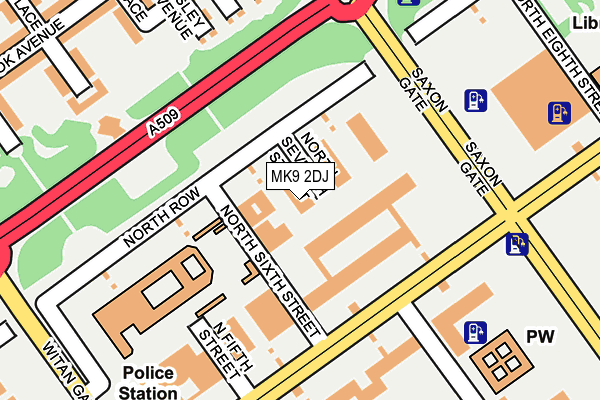 MK9 2DJ map - OS OpenMap – Local (Ordnance Survey) MK9 2DJ map - OS OpenMap – Local (Ordnance Survey)
