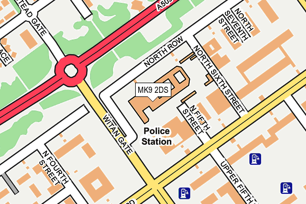 MK9 2DS map - OS OpenMap – Local (Ordnance Survey) MK9 2DS map - OS OpenMap – Local (Ordnance Survey)