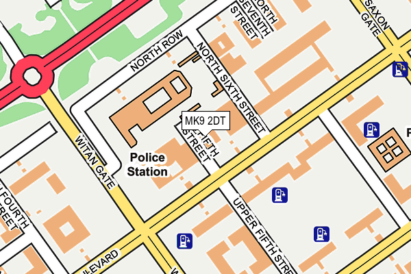 MK9 2DT map - OS OpenMap – Local (Ordnance Survey) MK9 2DT map - OS OpenMap – Local (Ordnance Survey)