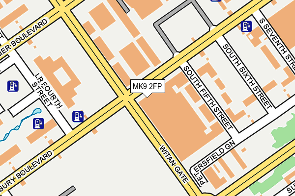 MK9 2FP map - OS OpenMap – Local (Ordnance Survey) MK9 2FP map - OS OpenMap – Local (Ordnance Survey)