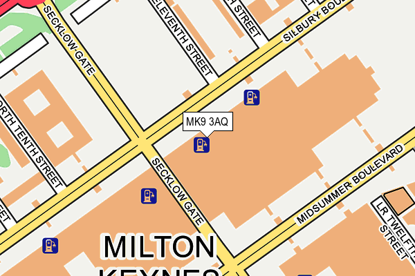 MK9 3AQ map - OS OpenMap – Local (Ordnance Survey) MK9 3AQ map - OS OpenMap – Local (Ordnance Survey)