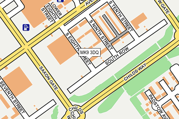 MK9 3DQ map - OS OpenMap – Local (Ordnance Survey) MK9 3DQ map - OS OpenMap – Local (Ordnance Survey)
