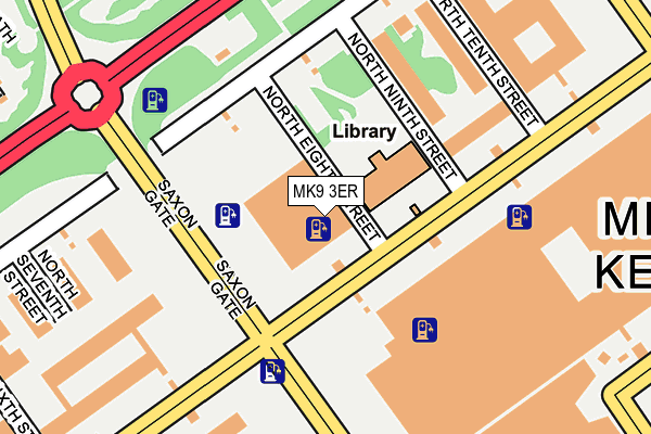 MK9 3ER map - OS OpenMap – Local (Ordnance Survey) MK9 3ER map - OS OpenMap – Local (Ordnance Survey)