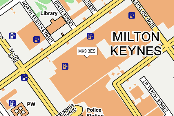 MK9 3ES map - OS OpenMap – Local (Ordnance Survey) MK9 3ES map - OS OpenMap – Local (Ordnance Survey)