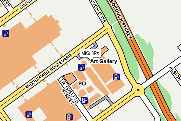 MK9 3PX map - OS OpenMap – Local (Ordnance Survey) MK9 3PX map - OS OpenMap – Local (Ordnance Survey)