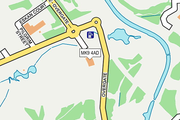 MK9 4AD map - OS OpenMap – Local (Ordnance Survey) MK9 4AD map - OS OpenMap – Local (Ordnance Survey)