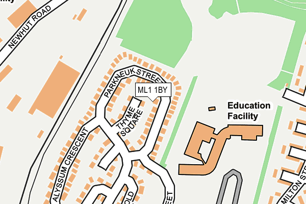 ML1 1BY map - OS OpenMap – Local (Ordnance Survey) ML1 1BY map - OS OpenMap – Local (Ordnance Survey)