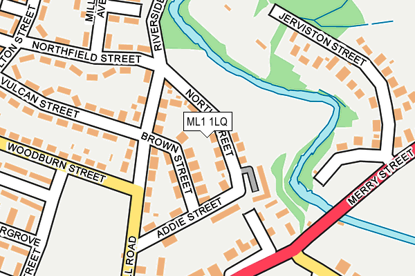 ML1 1LQ map - OS OpenMap – Local (Ordnance Survey) ML1 1LQ map - OS OpenMap – Local (Ordnance Survey)