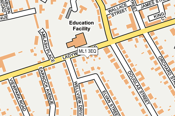 ML1 3EQ map - OS OpenMap – Local (Ordnance Survey) ML1 3EQ map - OS OpenMap – Local (Ordnance Survey)