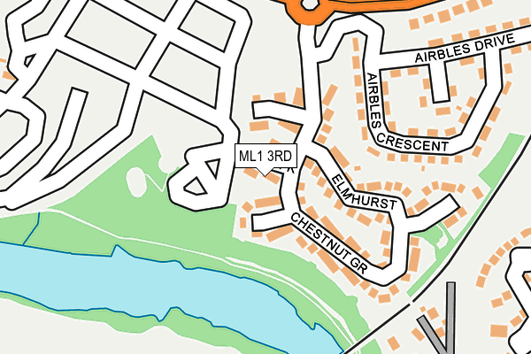 ML1 3RD map - OS OpenMap – Local (Ordnance Survey)