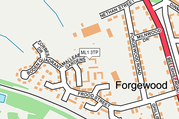 ML1 3TP map - OS OpenMap – Local (Ordnance Survey) ML1 3TP map - OS OpenMap – Local (Ordnance Survey)