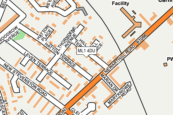 ML1 4DU map - OS OpenMap – Local (Ordnance Survey) ML1 4DU map - OS OpenMap – Local (Ordnance Survey)