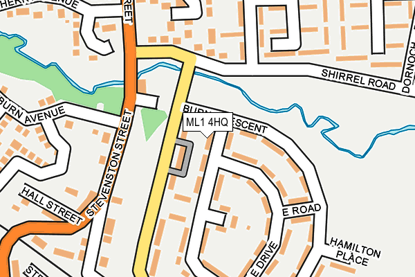 ML1 4HQ map - OS OpenMap – Local (Ordnance Survey) ML1 4HQ map - OS OpenMap – Local (Ordnance Survey)