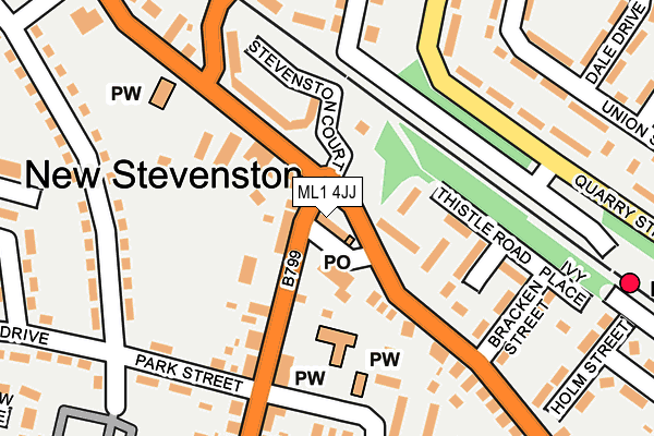 ML1 4JJ map - OS OpenMap – Local (Ordnance Survey) ML1 4JJ map - OS OpenMap – Local (Ordnance Survey)