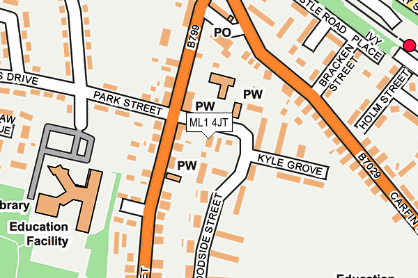 ML1 4JT map - OS OpenMap – Local (Ordnance Survey) ML1 4JT map - OS OpenMap – Local (Ordnance Survey)