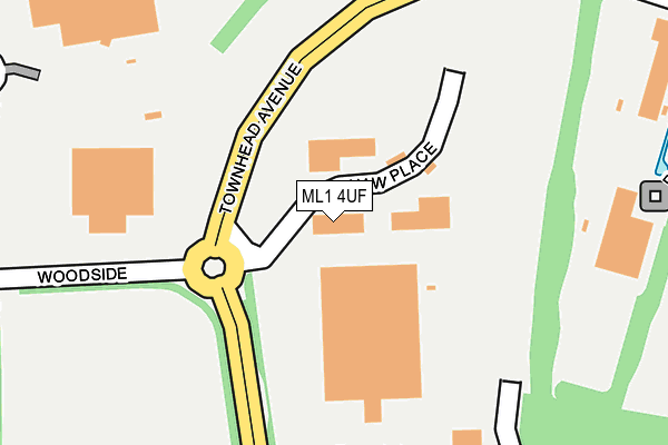 ML1 4UF map - OS OpenMap – Local (Ordnance Survey)