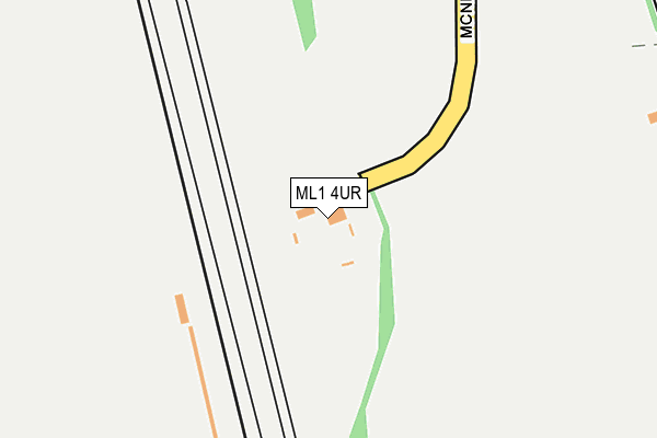 ML1 4UR map - OS OpenMap – Local (Ordnance Survey) ML1 4UR map - OS OpenMap – Local (Ordnance Survey)