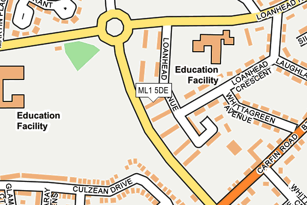 ML1 5DE map - OS OpenMap – Local (Ordnance Survey) ML1 5DE map - OS OpenMap – Local (Ordnance Survey)