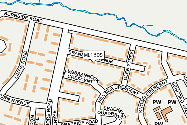 ML1 5DS map - OS OpenMap – Local (Ordnance Survey) ML1 5DS map - OS OpenMap – Local (Ordnance Survey)