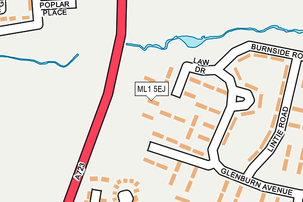 ML1 5EJ map - OS OpenMap – Local (Ordnance Survey) ML1 5EJ map - OS OpenMap – Local (Ordnance Survey)