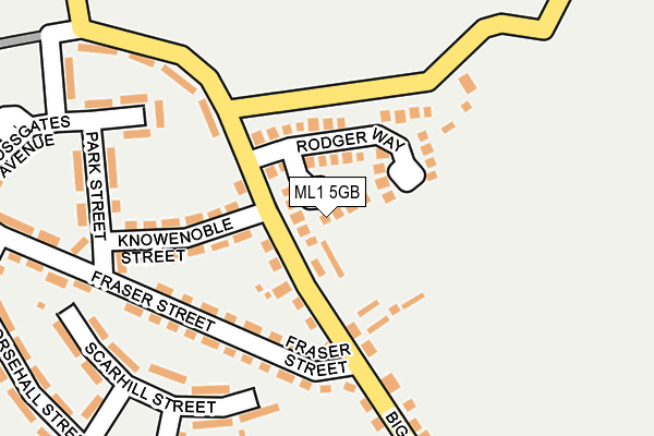 ML1 5GB map - OS OpenMap – Local (Ordnance Survey) ML1 5GB map - OS OpenMap – Local (Ordnance Survey)