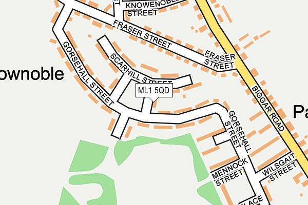ML1 5QD map - OS OpenMap – Local (Ordnance Survey) ML1 5QD map - OS OpenMap – Local (Ordnance Survey)