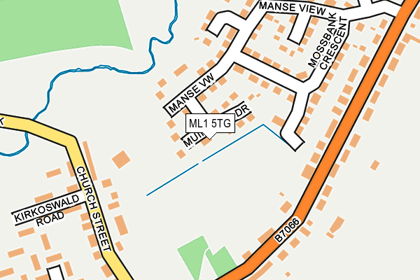 ML1 5TG map - OS OpenMap – Local (Ordnance Survey) ML1 5TG map - OS OpenMap – Local (Ordnance Survey)