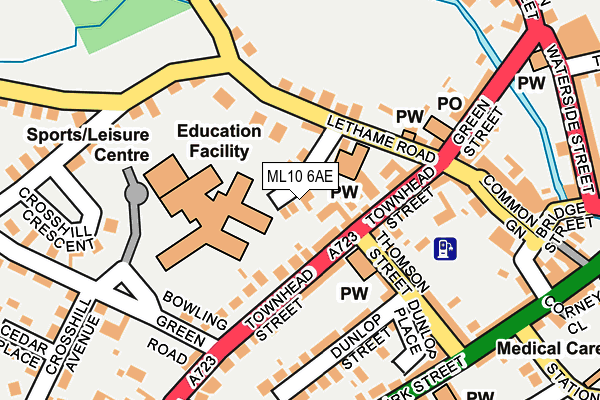 ML10 6AE map - OS OpenMap – Local (Ordnance Survey) ML10 6AE map - OS OpenMap – Local (Ordnance Survey)