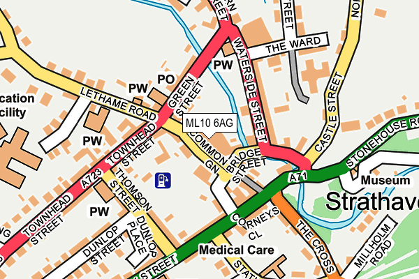ML10 6AG map - OS OpenMap – Local (Ordnance Survey)