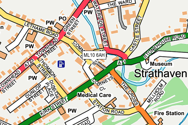 ML10 6AH map - OS OpenMap – Local (Ordnance Survey) ML10 6AH map - OS OpenMap – Local (Ordnance Survey)