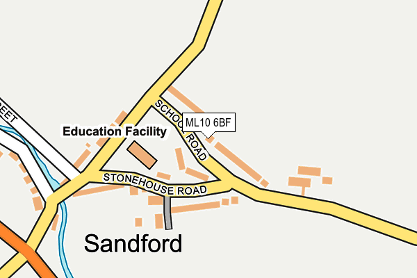 ML10 6BF map - OS OpenMap – Local (Ordnance Survey) ML10 6BF map - OS OpenMap – Local (Ordnance Survey)