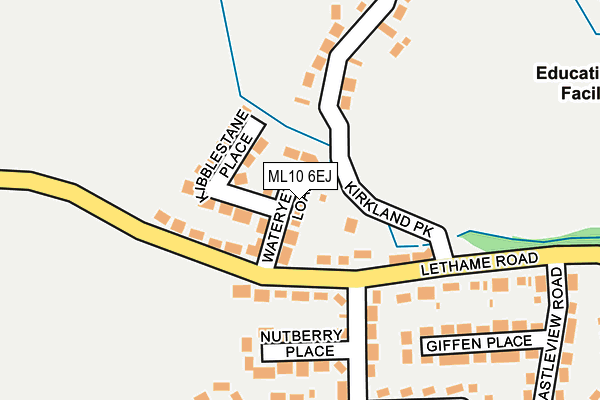 ML10 6EJ map - OS OpenMap – Local (Ordnance Survey) ML10 6EJ map - OS OpenMap – Local (Ordnance Survey)