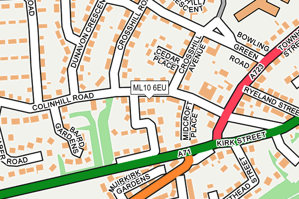 ML10 6EU map - OS OpenMap – Local (Ordnance Survey) ML10 6EU map - OS OpenMap – Local (Ordnance Survey)