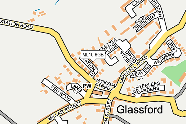 ML10 6GB map - OS OpenMap – Local (Ordnance Survey)