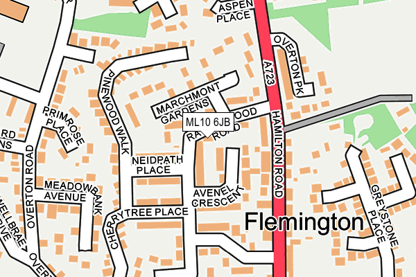 ML10 6JB map - OS OpenMap – Local (Ordnance Survey) ML10 6JB map - OS OpenMap – Local (Ordnance Survey)
