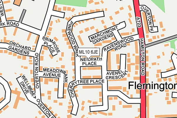 ML10 6JE map - OS OpenMap – Local (Ordnance Survey) ML10 6JE map - OS OpenMap – Local (Ordnance Survey)
