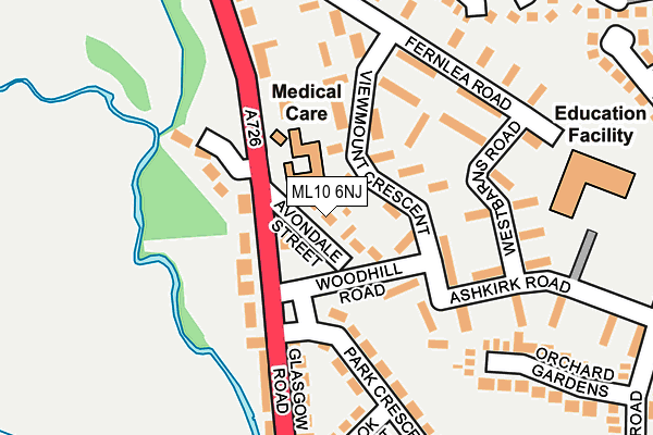 ML10 6NJ map - OS OpenMap – Local (Ordnance Survey) ML10 6NJ map - OS OpenMap – Local (Ordnance Survey)