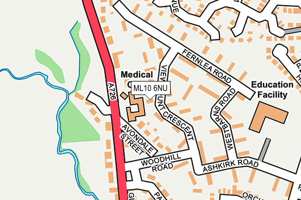 ML10 6NU map - OS OpenMap – Local (Ordnance Survey) ML10 6NU map - OS OpenMap – Local (Ordnance Survey)