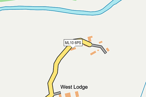 ML10 6PS map - OS OpenMap – Local (Ordnance Survey) ML10 6PS map - OS OpenMap – Local (Ordnance Survey)